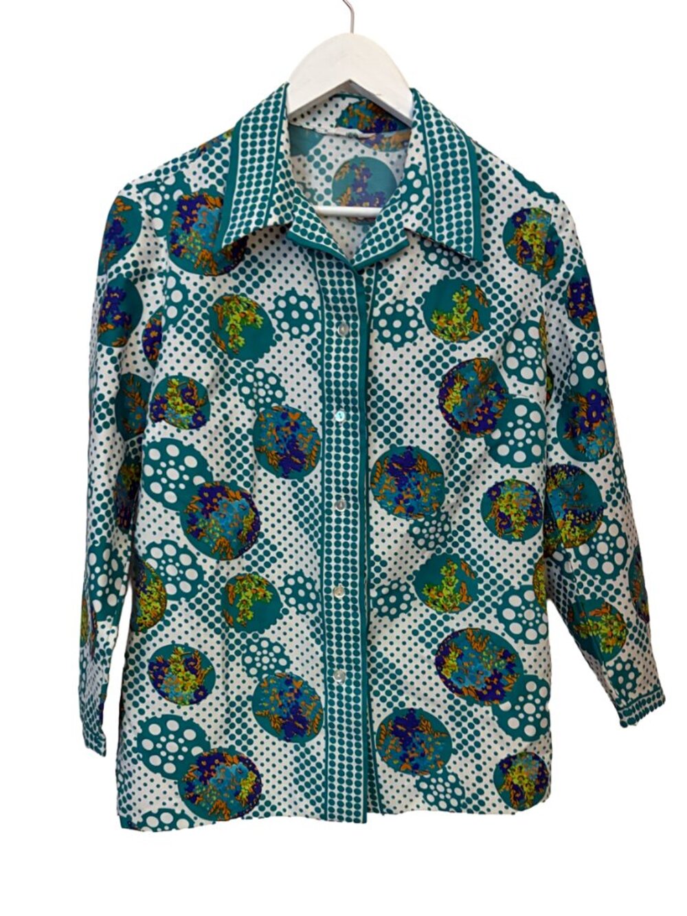 Vintage Alex Coleman Button Up Shirt Men's Retro Classic Casual Shirt 70's